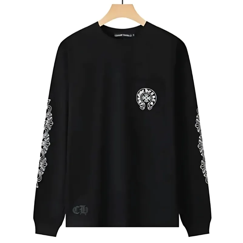 Los Angeles Horseshoe Logo Black Sweatshirt