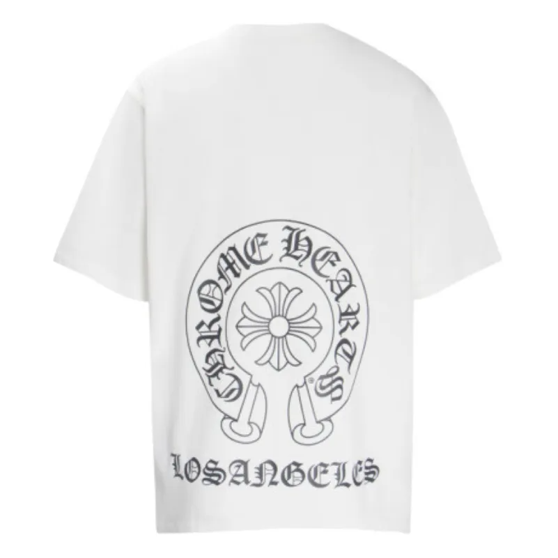 Los Angeles Horseshoe White Tee