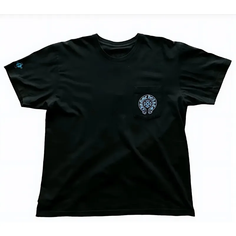 Triple Cross Logo Black Shirt Men