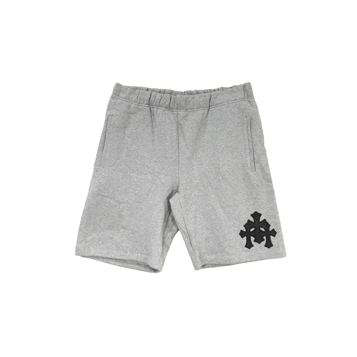 Cemetery Leather Cross Patch Paper Jam Shorts