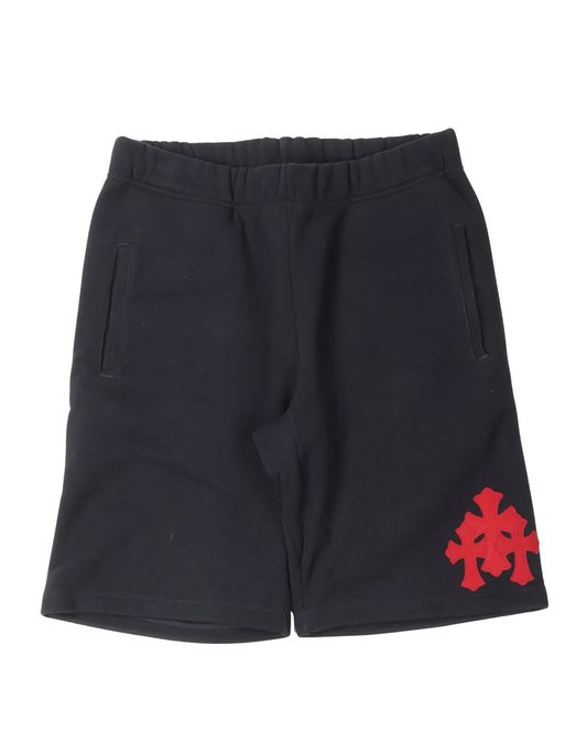 CH Paper Jam Cemetery Cross Patch Sweatshorts