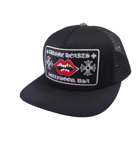 CH Love Mouth Black Hat