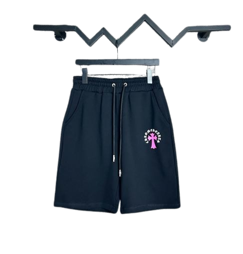CH Pink Cross Shorts Black