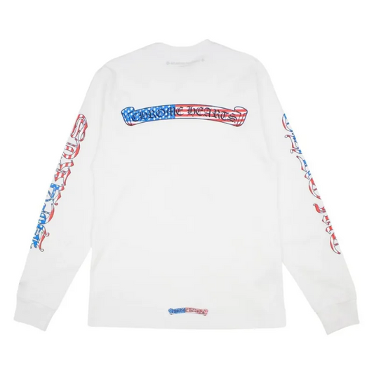 America Matty Boy LS White Sweatshirt