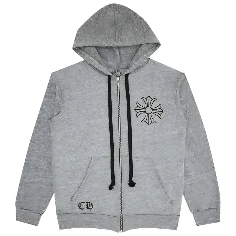 Best Plus Framed Cross ZIP Hoodie