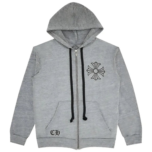Best Plus Framed Cross ZIP Hoodie