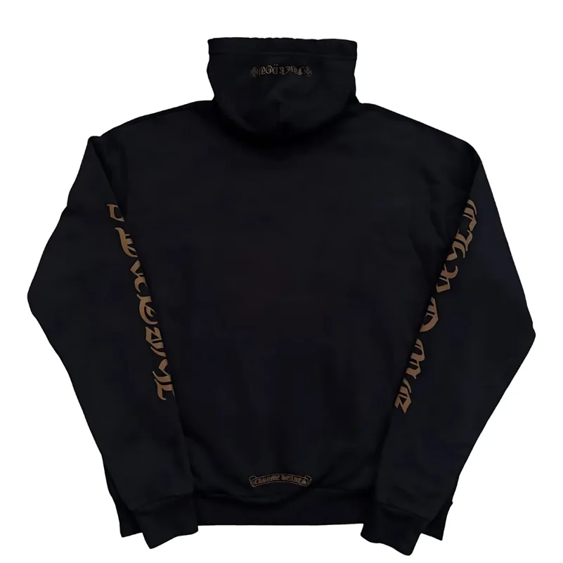 Bronze Chrome Hearts Fuck You Hoodie
