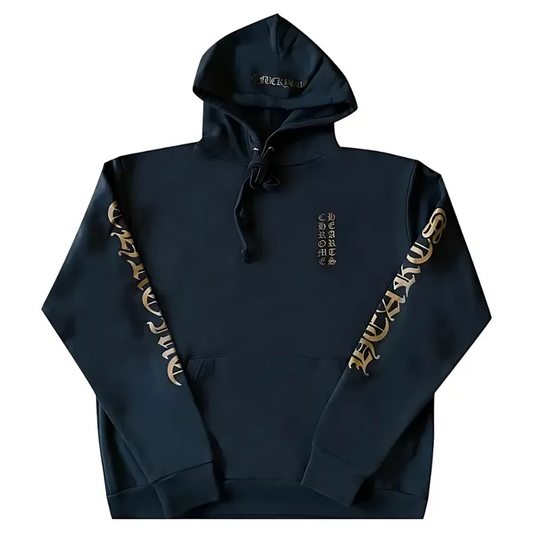 Bronze Chrome Hearts Fuck You Hoodie