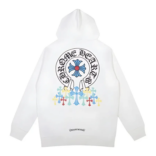 Streetwear Inspired Unisex Hoodie White