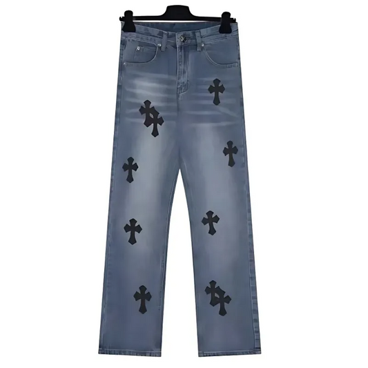 Black Cross Blue Jeans