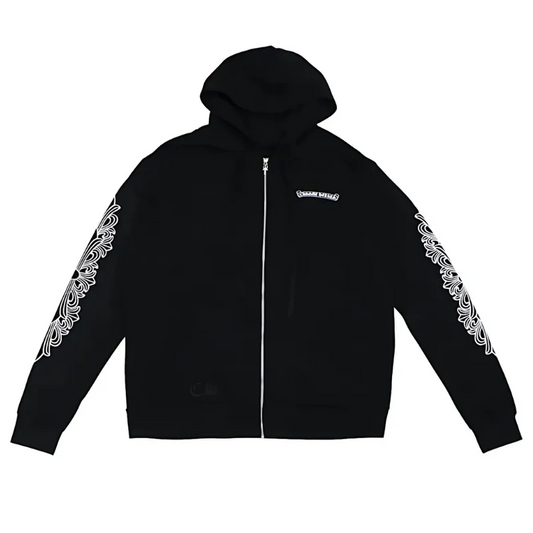 Eye Chart Purple Zip Up Hoodie