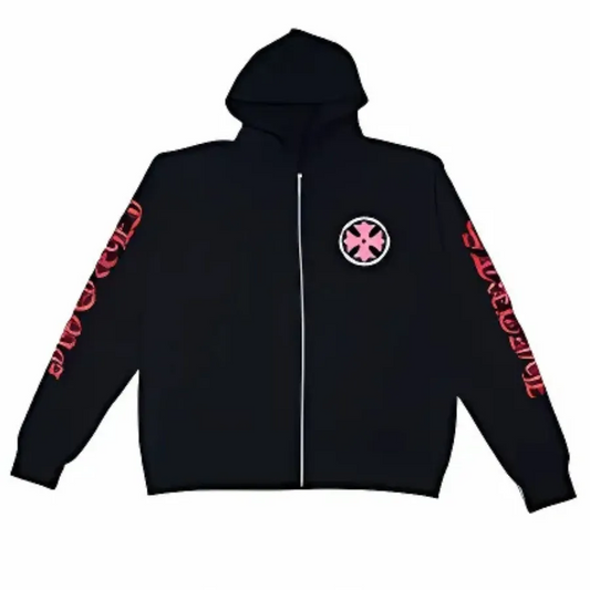 Plus Cross Made in Hollywood Black Hoodie
