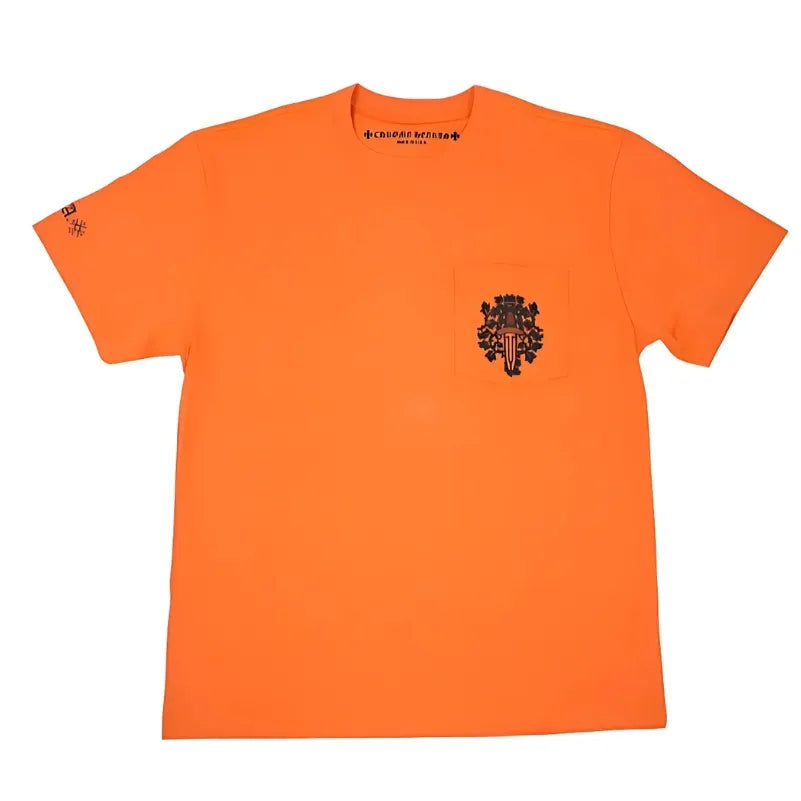Short Sleeve Orange Dagger Shirt