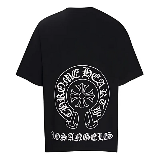 Los Angeles Horseshoe Black Tee