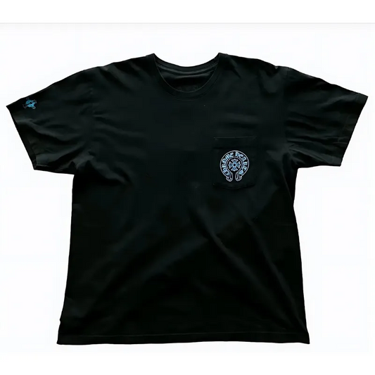 Triple Cross Logo Black Shirt Men