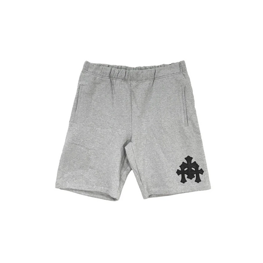 Cemetery Leather Cross Patch Paper Jam Shorts