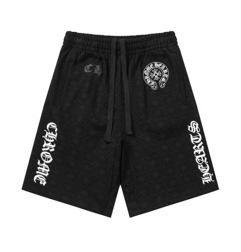 Chrome Hearts Horseshoe Printed Shorts Black